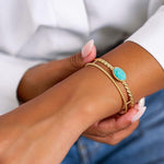 Bracelet doré à l'or fin