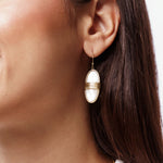 Boucles Lucile en acier inoxydable doré à l'or fin — vue 2