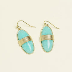 Boucles Jodie en acier inoxydable doré à l'or fin