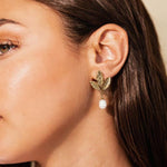 Boucles Ambroise en acier inoxydable doré à l'or fin — vue 2