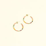 Boucles Carlotta en acier inoxydable doré à l'or fin