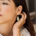 Boucles Thahfath en acier inoxydable doré à l'or fin — vue 2