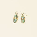 Boucles Thahfath en acier inoxydable doré à l'or fin