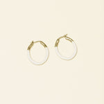 Boucles Mayra en acier inoxydable doré à l'or fin