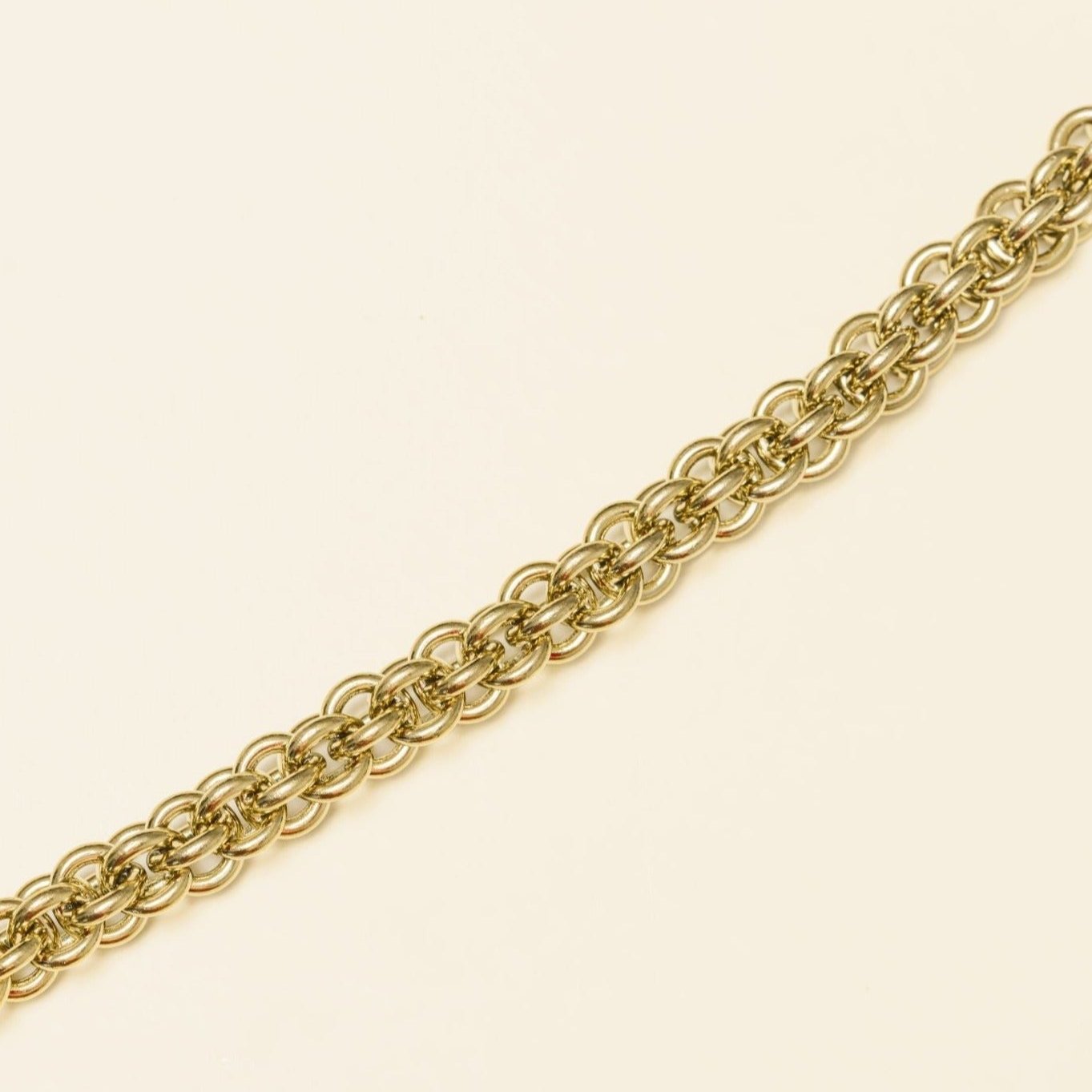 Bracelet Chimène en acier inoxydable doré à l'or fin