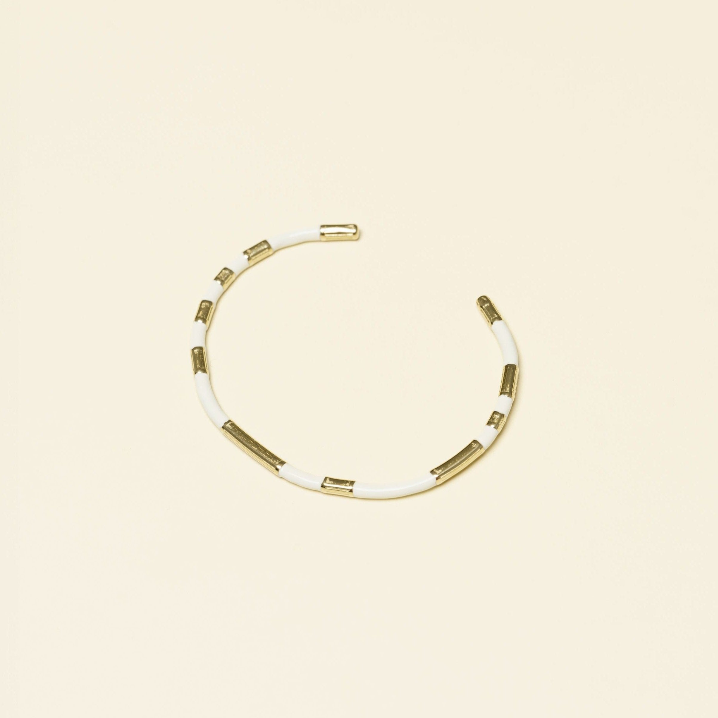 Bracelet Nessma en acier inoxydable doré à l'or fin
