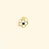 Bague Sihem en acier inoxydable doré à l'or fin