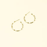Boucles Corey en acier inoxydable doré à l'or fin