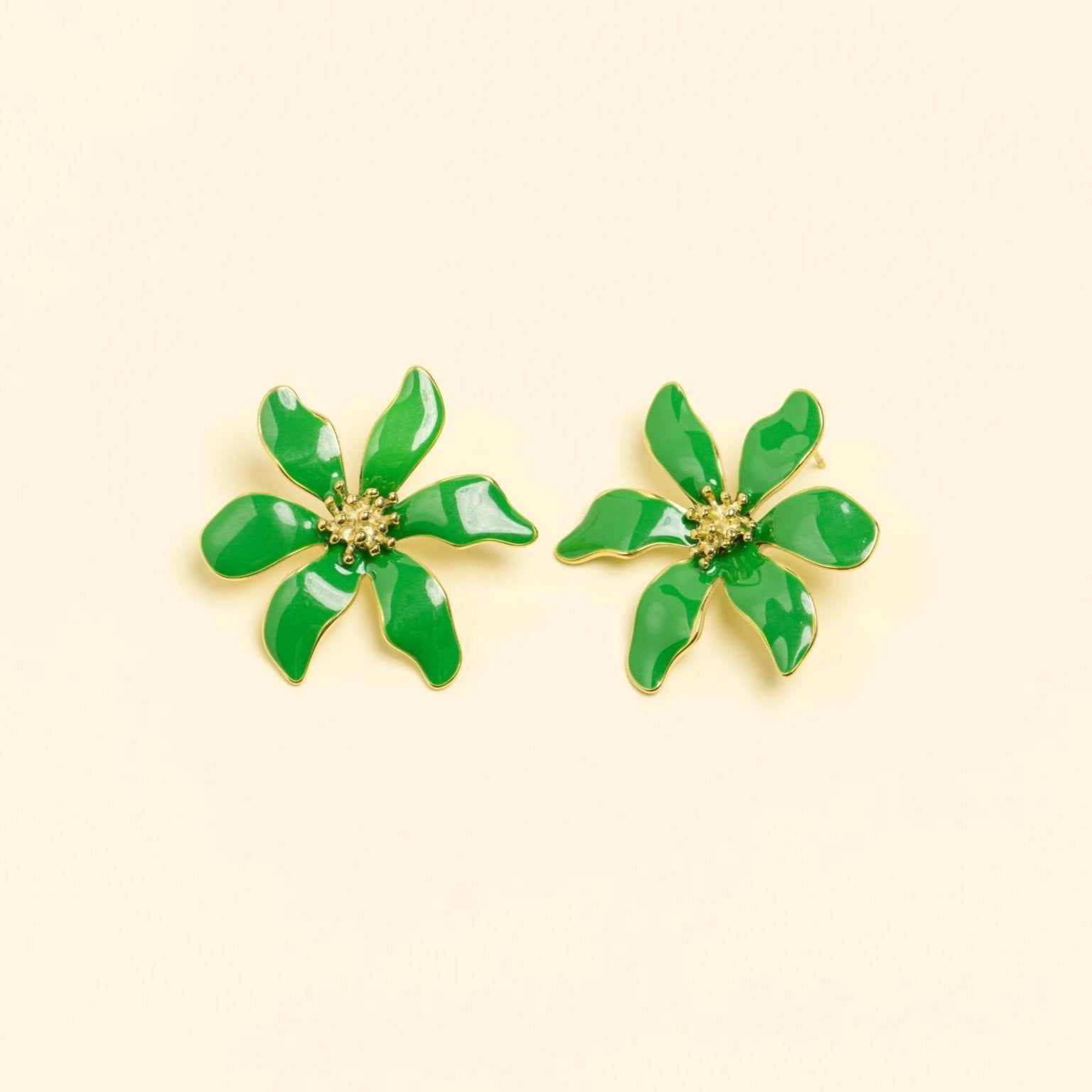 Boucles Uhaina en acier inoxydable doré à l'or fin
