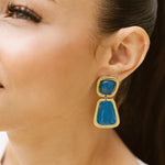 Boucles Capucine en acier inoxydable doré à l'or fin — vue 2