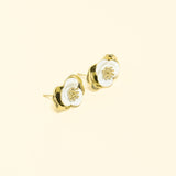 Boucles Solveig en acier inoxydable doré à l'or fin
