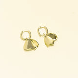 Boucles Zora en acier inoxydable doré à l'or fin