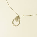 Collier Izaria en acier inoxydable doré à l'or fin — vue 2