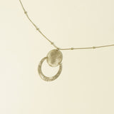 Collier Izaria en acier inoxydable doré à l'or fin — vue 2