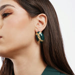 Boucles Bouthaina en acier inoxydable doré à l'or fin — vue 2