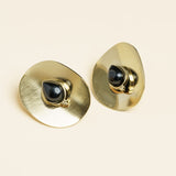 Boucles Yumna en acier inoxydable doré à l'or fin