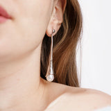 Boucles Anbar en acier inoxydable doré à l'or fin — vue 2