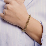 Bracelet Colette en acier inoxydable doré à l'or fin — vue 2