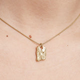 Collier Fidane en acier inoxydable doré à l'or fin