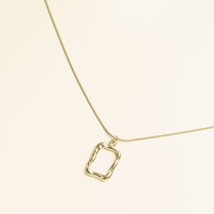 Collier Hidaya en acier inoxydable doré à l'or fin