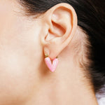 Boucles Jihama en acier inoxydable doré à l'or fin — vue 3