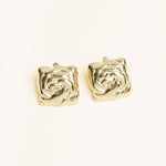 Boucles Sulina en acier inoxydable doré à l'or fin