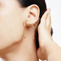 Boucles Cinta en acier inoxydable doré à l'or fin