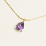 Collier Moushira en acier inoxydable doré à l'or fin — vue 2