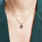 Collier Moushira en acier inoxydable doré à l'or fin