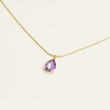 Collier Moushira en acier inoxydable doré à l'or fin — vue 4