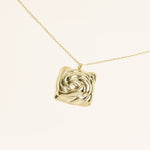 Collier Jaziria en acier inoxydable doré à l'or fin