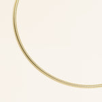 Collier Sharifaï en acier inoxydable doré à l'or fin