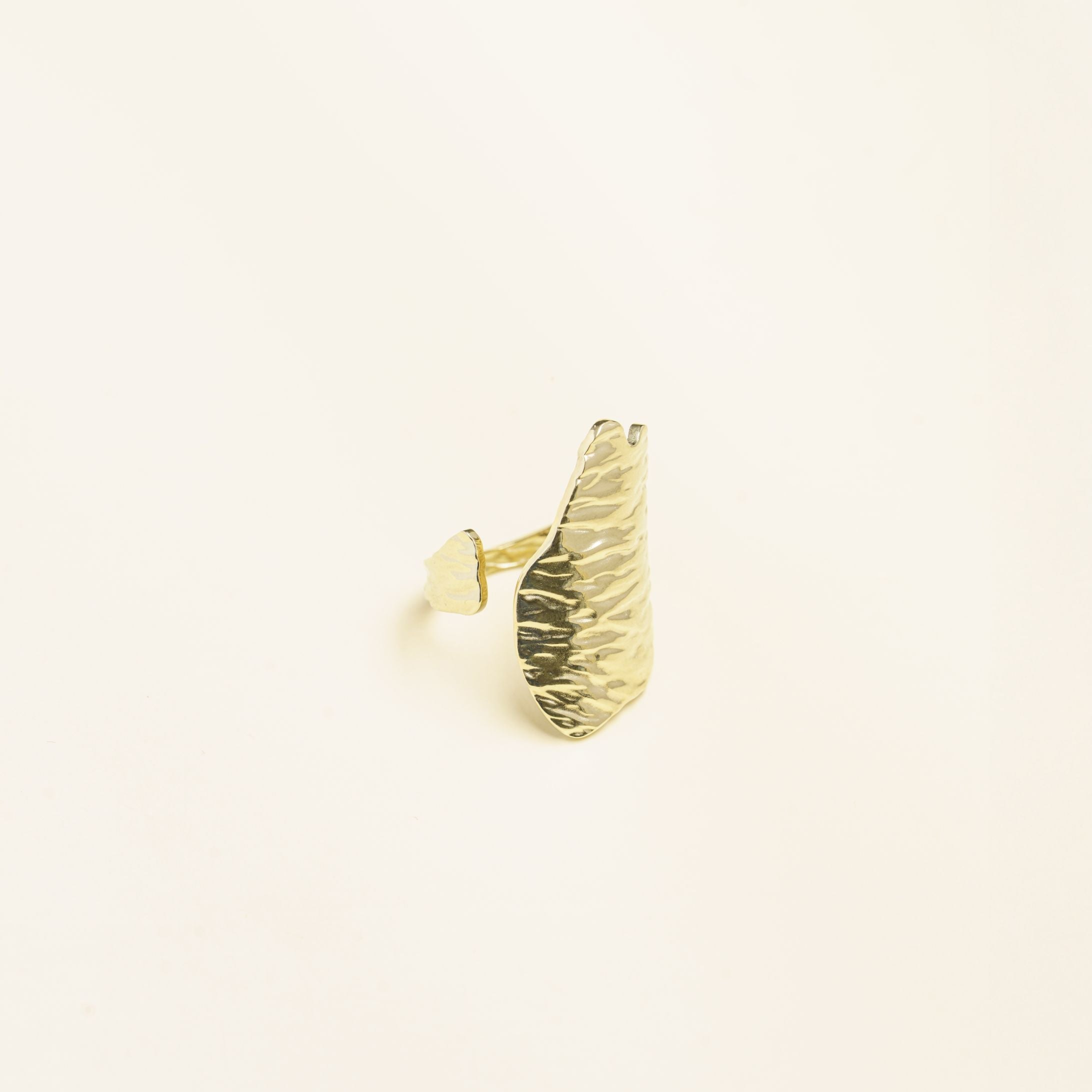 Bague Swappy en acier inoxydable doré à l'or fin — vue 4