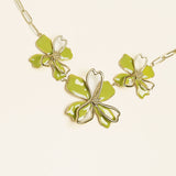 Collier Anina en acier inoxydable doré à l'or fin