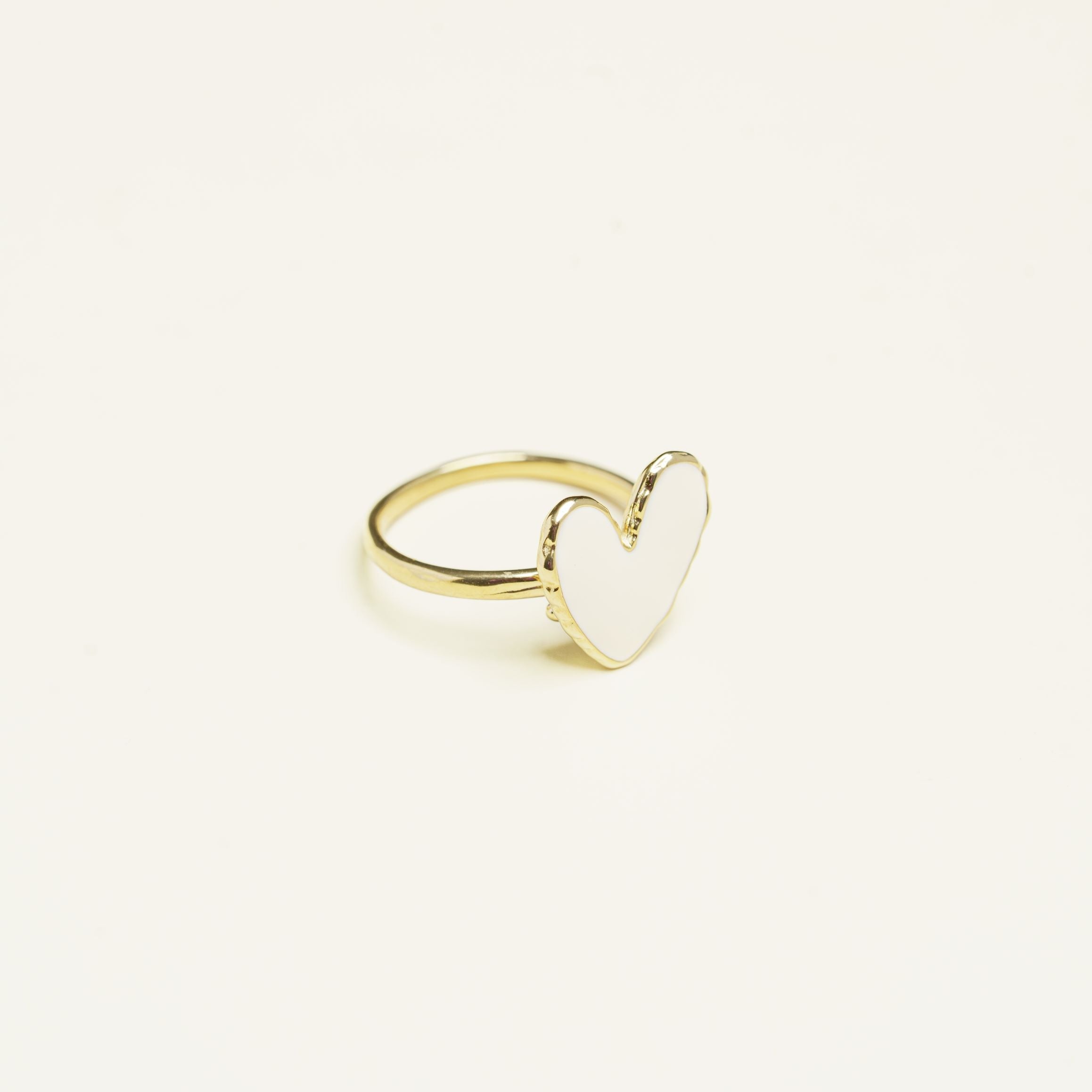 Bague Olyssa en acier inoxydable doré à l'or fin — vue 3