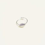 Bague Fély en acier inoxydable doré à l'or fin