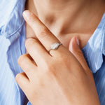 Bague Fély en acier inoxydable doré à l'or fin — vue 4