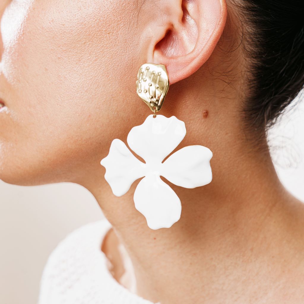 Boucles Miralys en acier inoxydable doré à l'or fin — vue 3