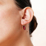 Boucles Naïora en acier inoxydable doré à l'or fin — vue 5