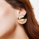 Boucles Lumaya en acier inoxydable doré à l'or fin