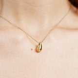 Collier Taorima en acier inoxydable doré à l'or fin