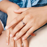 Bague Nerola en acier inoxydable doré à l'or fin — vue 3
