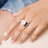 Bague Puglia en acier inoxydable doré à l'or fin — vue 3