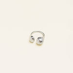 Bague Ravena en acier inoxydable doré à l'or fin — vue 2