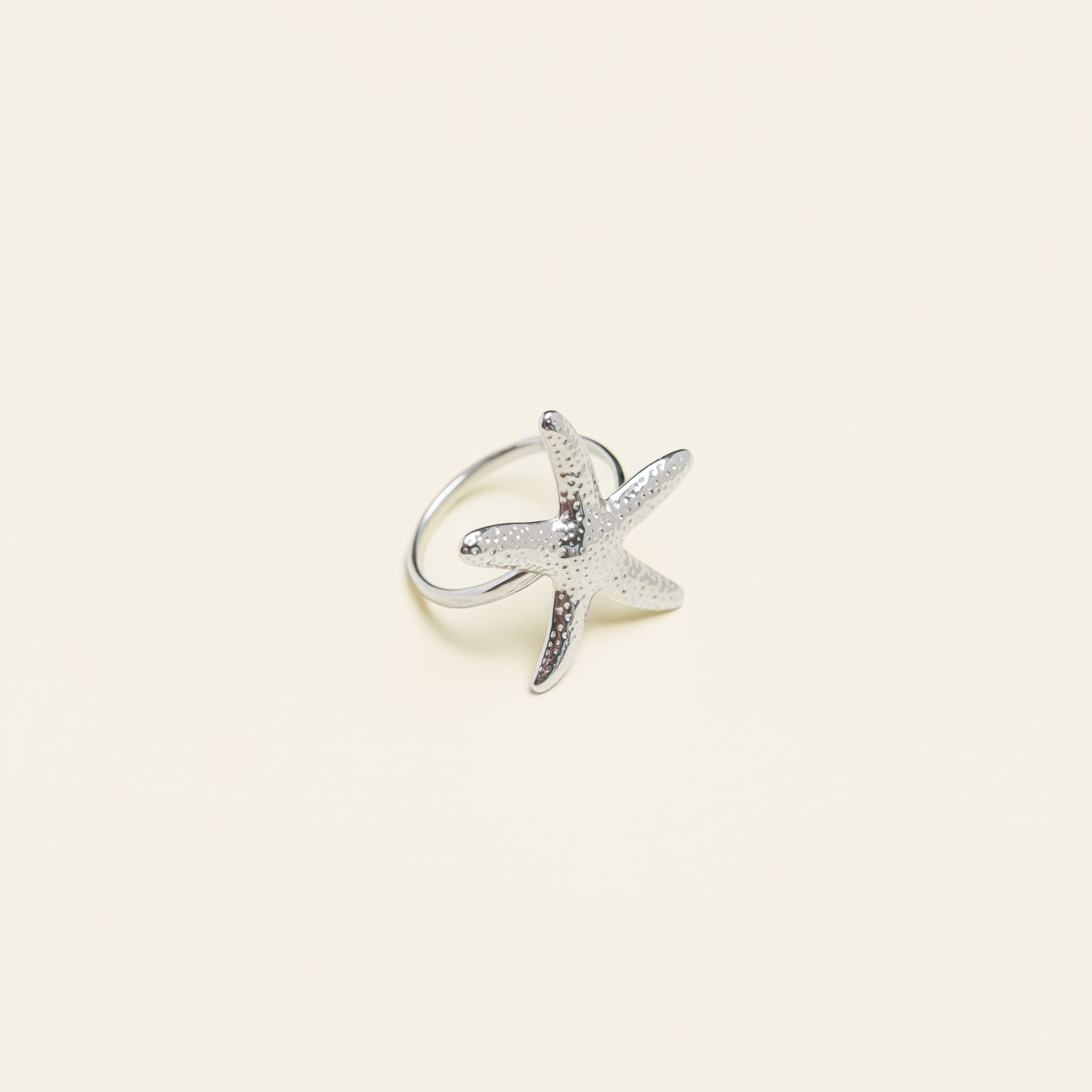 Bague Corina en acier inoxydable doré à l'or fin — vue 2