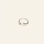 Bague Lerina en acier inoxydable doré à l'or fin