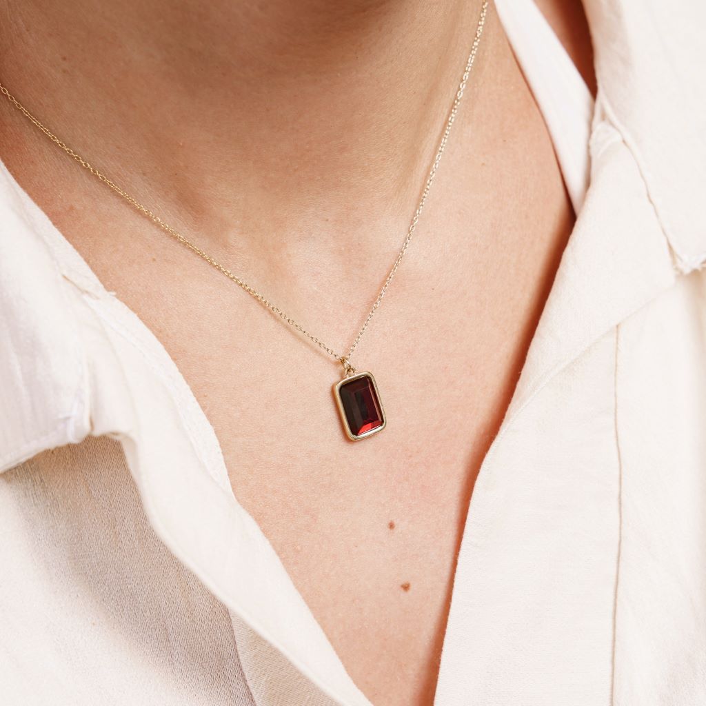 Collier Noto en acier inoxydable doré à l'or fin — vue 3