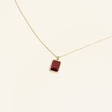 Collier Noto en acier inoxydable doré à l'or fin