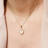 Collier Manar en acier inoxydable doré à l'or fin