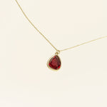 Collier Rhodes en acier inoxydable doré à l'or fin — vue 2